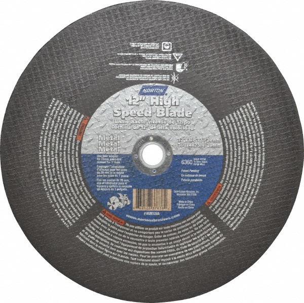 Abrasive Blade,  Metal 12″x1″